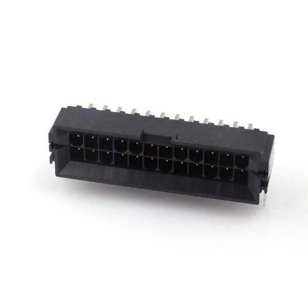 Molex Rectangular Power Connector, 24 Contact(S), Male, Solder Terminal, Receptacle 438100022 - main